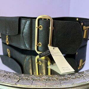 White House Black Market Leather Belt NWT